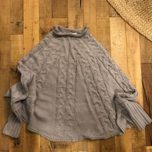 Sweater poncho